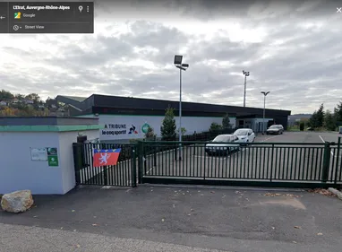 Un drapeau lyonnais à l'Etrat