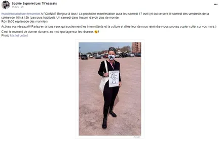 Le secteur de la culture appelé à se mobiliser à Roanne samedi