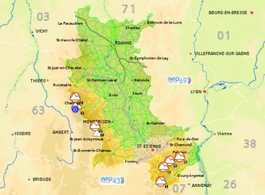 Circulation délicate dans les Monts du Pilat