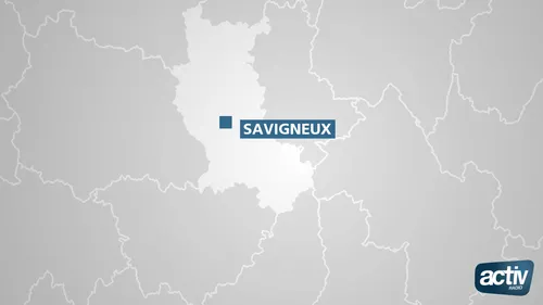 Savigneux :  Une femme enceinte coincée dans une maison en feu