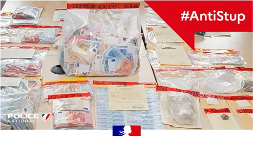 Trafic de drogue : un point de deal démantelé à Firminy, 2...