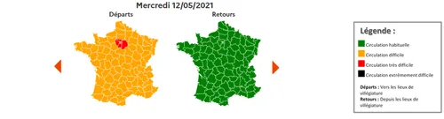 Weekend de l'ascension : du monde sur les routes...