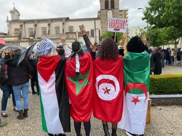 450 manifestants en soutien au peuple palestinien