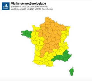 Orages : la Loire placée en vigilance orange jusqu'à dimanche matin