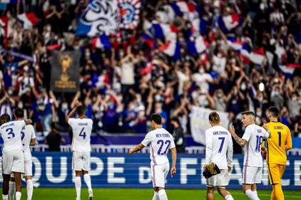 Euro de football : "Allez jusqu'au bout !" Emmanuel Macron aux...