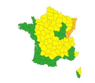 La Loire en alerte jaune aux orages