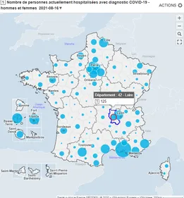 COVID : la barre des 10 000 hospitalisations franchie, un chiffre...