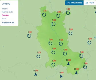 La Loire en vigilance orange aux orages