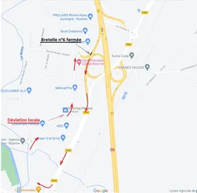 Travaux sur la RN7 : des fermetures cette semaine