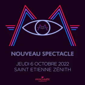 M au Zénith de Saint-Etienne en octobre 2022