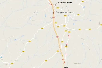 Neulise, Vendranges : des travaux sur la RN 82