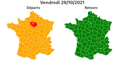 Info trafic : Du monde sur les routes pour ce weekend de la Toussaint