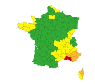 Météo : Les Bouches-du-Rhône placées en vigilance rouge crues et...