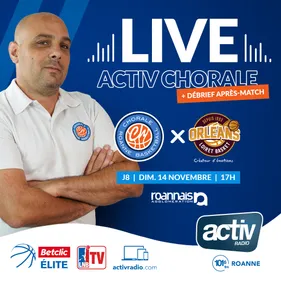Basket : Chorale - Orléans sur Activ et LNB TV
