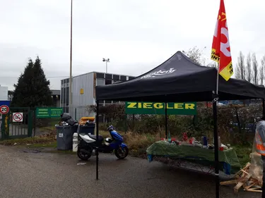 Un mouvement de grève chez Ziegler à Saint-Etienne