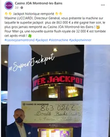 Montrond-les-Bains : ils misent 1,50 euros et repartent avec plus...