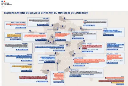 Saint-Etienne va accueillir des services du Ministère de l'Intérieur