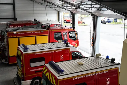 Incendie en Gironde : des pompiers de la Loire envoyés en renfort