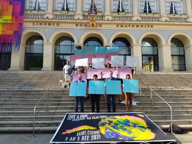 Mobilisation à Saint-Etienne pour la Journée mondiale contre...