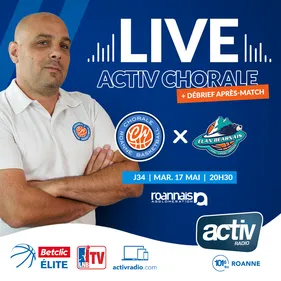 Basket : Chorale - Elan Béarnais sur Activ et LNB TV