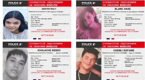 Les 4 mineurs portés disparus ont été retrouvés