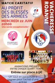 Roanne : Un match caritatif à la Halle Vacheresse ce mercredi soir