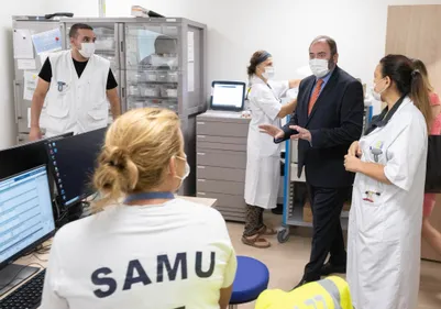 Le Ministre de la Santé en visite au CHU de Saint-Etienne
