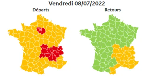 Départs en vacances : samedi classé noir en Auvergne-Rhône-Alpes
