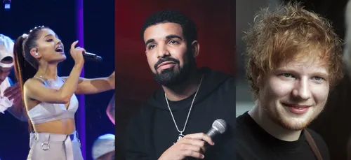 Drake, Ed Sheeran, Ariana Grande… Découvrez les artistes les plus...
