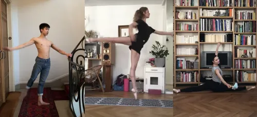 Les danseurs de l'Opéra de Paris offrent un ballet en version confiné