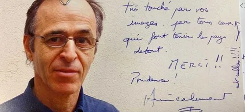 Un message de remerciement signé... Jean-Jacques Goldman !