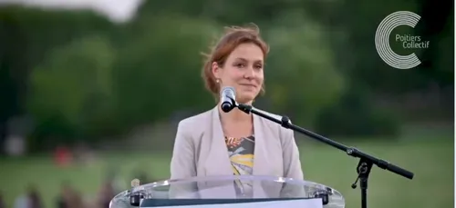 Léonore Moncond'huy première femme maire de Poitiers