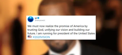 Kanye West candidat à la présidence des États-Unis