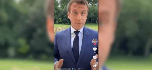 Emmanuel Macron se lance sur TikTok et félicite les bacheliers