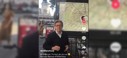 TikTok : Mélenchon se lance également et répond à Emmanuel Macron