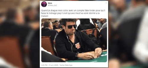 Twitter : une photo de Patrick Bruel jouant au poker devient un meme