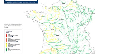 Grand Ouest : risques de crues, les cours d’eau sous surveillance