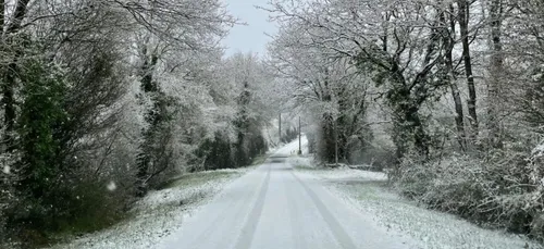 De la neige en Vendée et en Loire-Atlantique