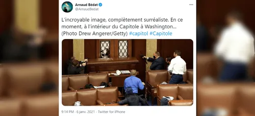 Des pro-Trump envahissent le Capitole : au moins 1 mort