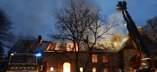 Loire-Atlantique : un manoir en feu à Soulvache, une quarantaine de...