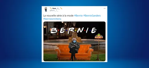 Le démocrate Bernie Sanders et ses moufles détournés sur Twitter !
