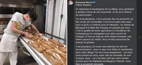Deux-Sèvres : de jeunes boulangers félicités par Emmanuel Macron