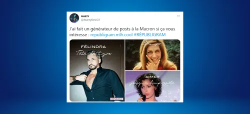 Un générateur de "posts à la Macron" casse Twitter !