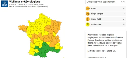 Verglas : fin de la vigilance rouge dans l'Ouest