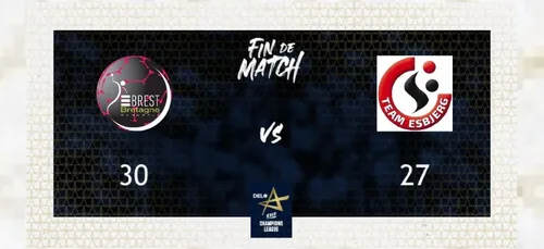 Handball : Brest qualifié pour les quarts de finale de la Ligue des...
