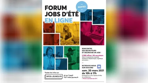 Nantes : plus de 2500 jobs d’été à saisir ce samedi en visioconférence