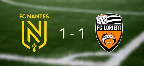 Football : Match nul pour Nantes et Lorient, en lutte pour le maintien