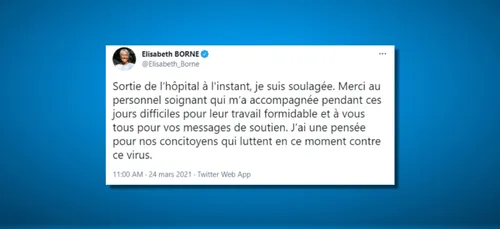 Covid-19 : Elisabeth Borne est sortie de l'hôpital