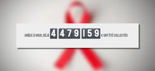 Sidaction 2021 : près de 4,5 millions d'euros de promesses de dons