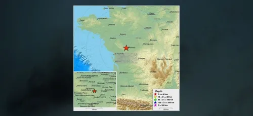 Un séisme de magnitude 3,7 ressenti cette nuit entre Poitiers et...